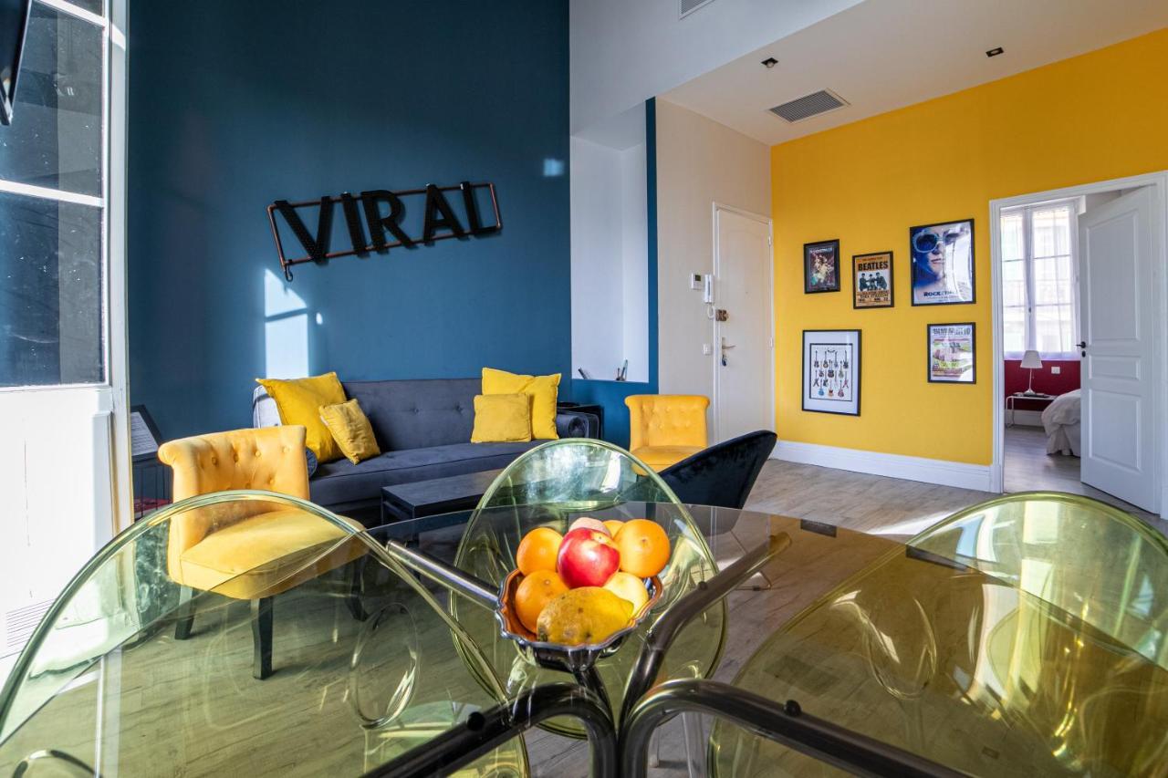 The Loft - Superb 2 Bedrooms On Top Floor With Terrace - 10Min To Palais & Beach! Cannes Luaran gambar