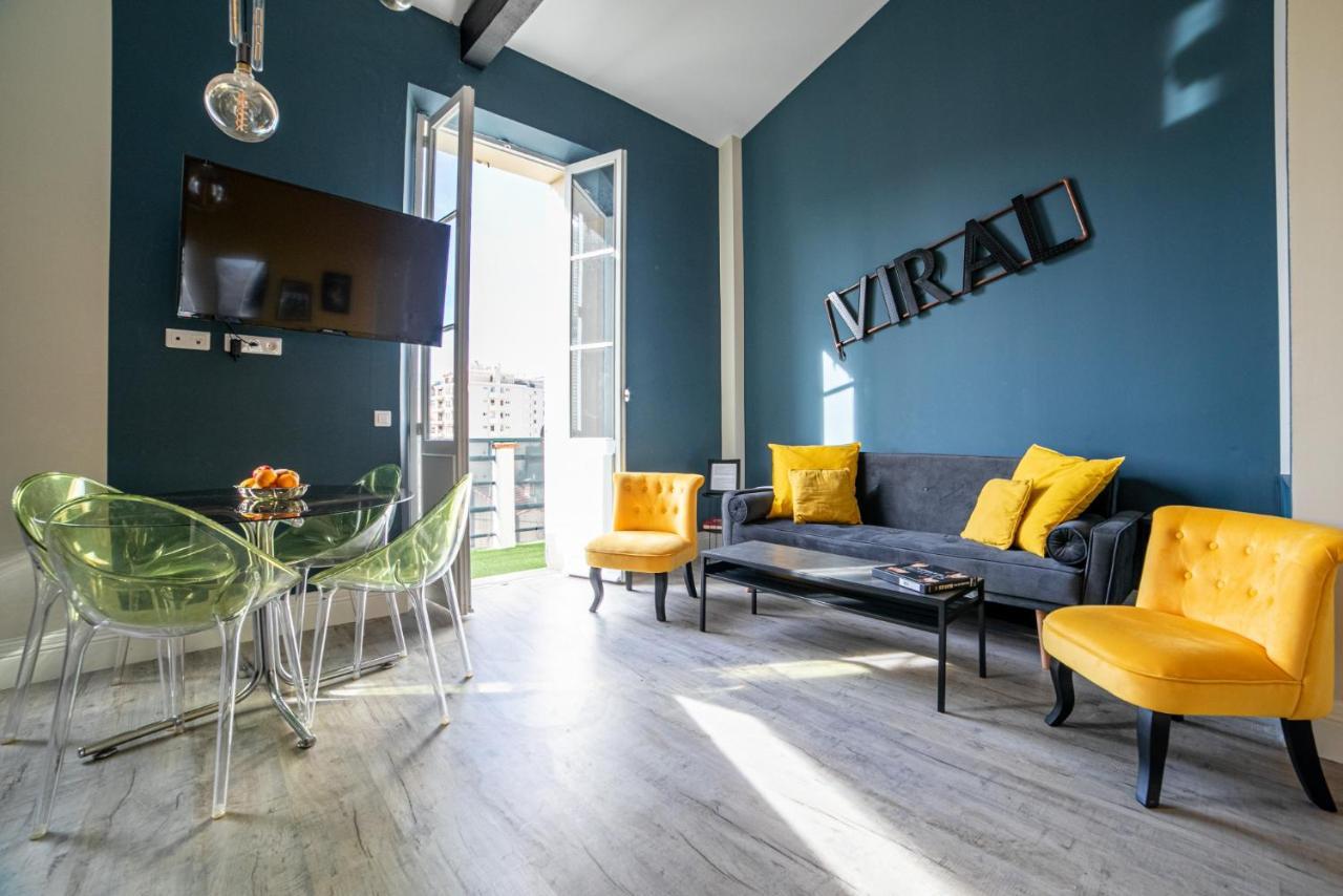The Loft - Superb 2 Bedrooms On Top Floor With Terrace - 10Min To Palais & Beach! Cannes Luaran gambar
